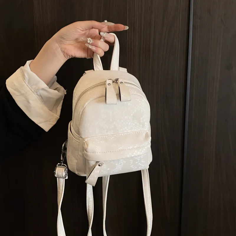 AIBAG PU Backpack Regular Women's Multicolor-9