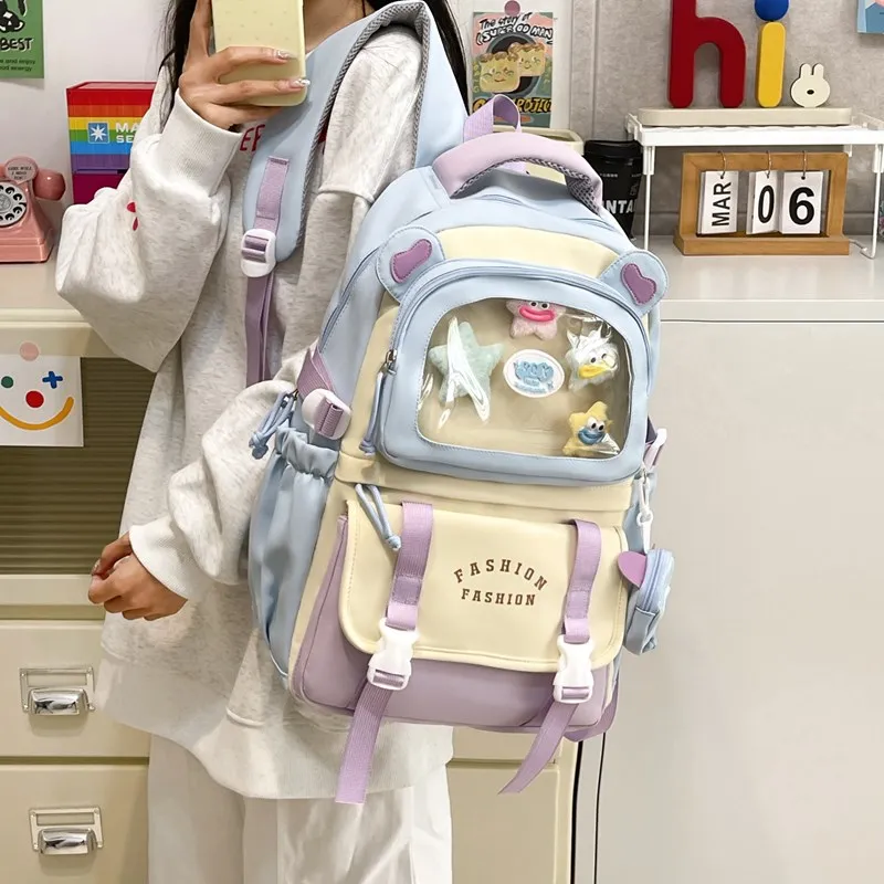 AIBAG Twill Backpack Unisex Multicolor-25