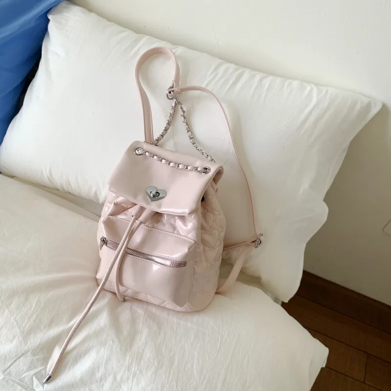 AIBAG PU Backpack Women's Multicolor-6
