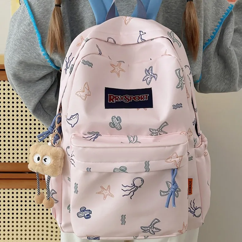 AIBAG Nylon Backpack Unisex Multicolor-10