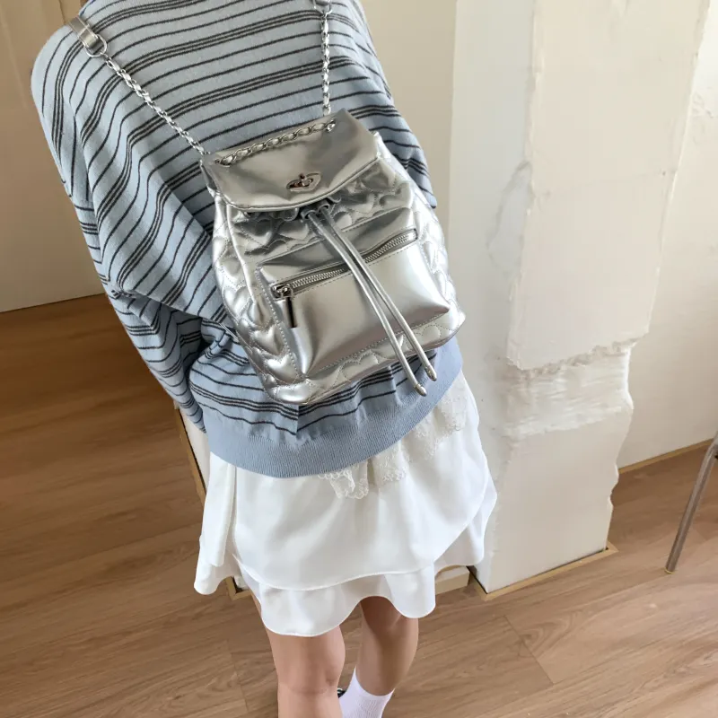 AIBAG PU Backpack Women's Multicolor-22