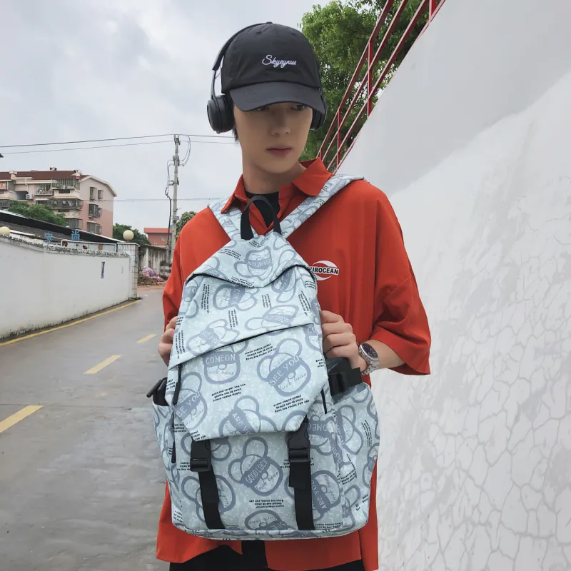 AIBAG Nylon Backpack Unisex Multicolor-22