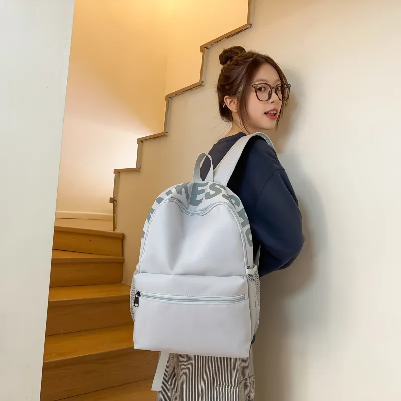 AIBAG Nylon Backpack Unisex Multicolor-12