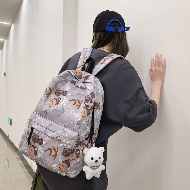 AIBAG Nylon Backpack Unisex Multicolor-18