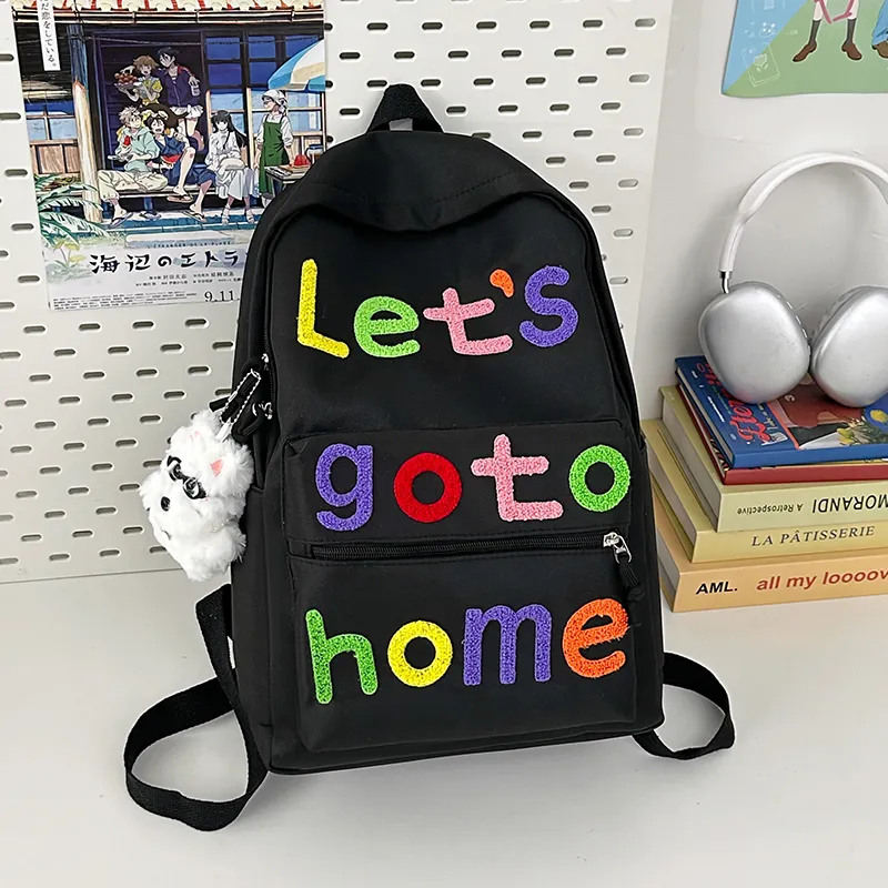 AIBAG Nylon Backpack Unisex Multicolor-7