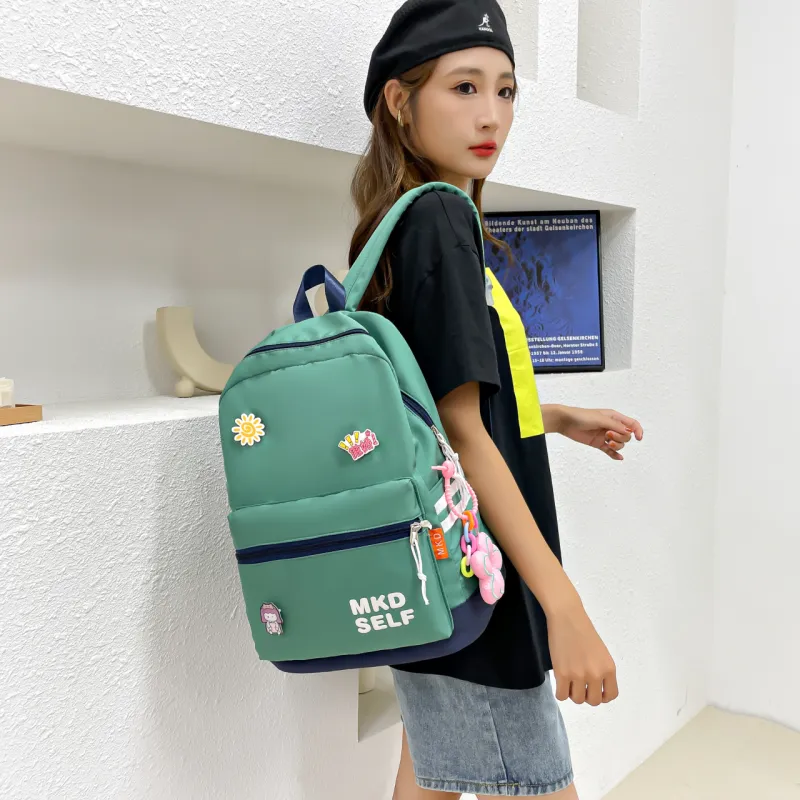 URBAN FOREST Canvas Backpack Unisex Multicolor-11