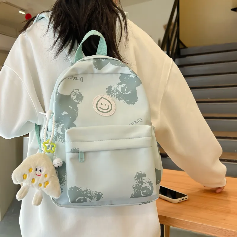 URBAN FOREST Nylon Fabric Backpack Women's Multicolor-11