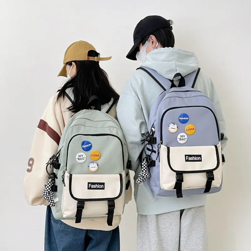 URBAN FOREST Nylon Backpack Regular Unisex White, Black, Green, Blue-18