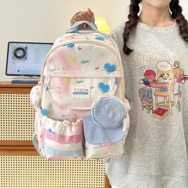 URBAN FOREST Nylon Backpack Women's Multicolor-3