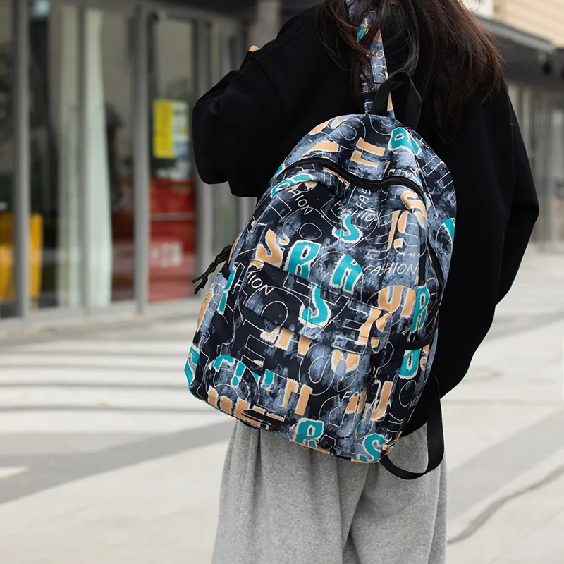 URBAN FOREST Nylon Backpack Unisex Multicolor-4