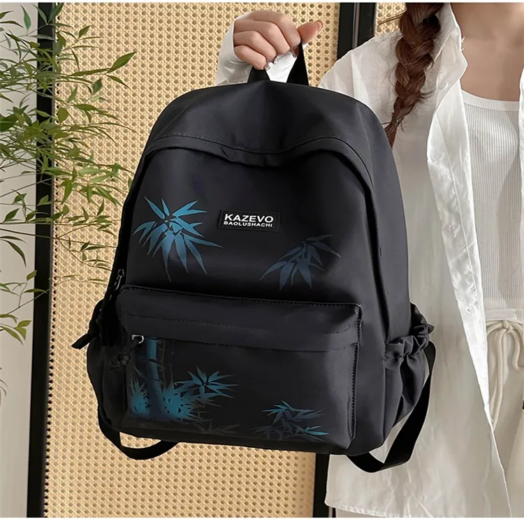 URBAN FOREST Polyester Backpack Regular Unisex White/Black-11