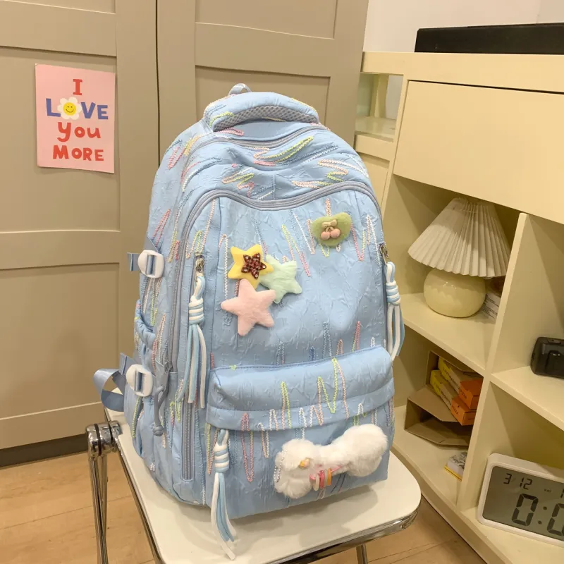 URBAN FOREST Nylon Backpack Tubas Unisex Multicolor-9