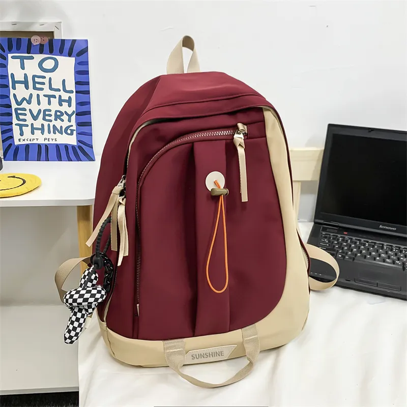 URBAN FOREST Nylon Backpack Unisex Multicolor-7