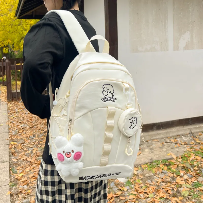 URBAN FOREST Composite Cloth Backpack Unisex Multicolor-4