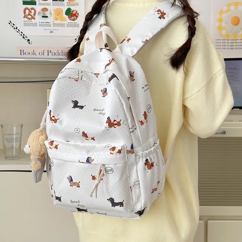 URBAN FOREST Nylon Backpack Unisex Multicolor-4