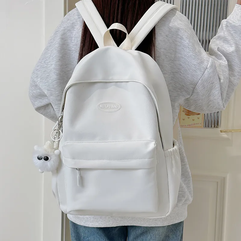 URBAN FOREST Nylon Backpack Unisex Green/Blue/Yellow/Black/White-22