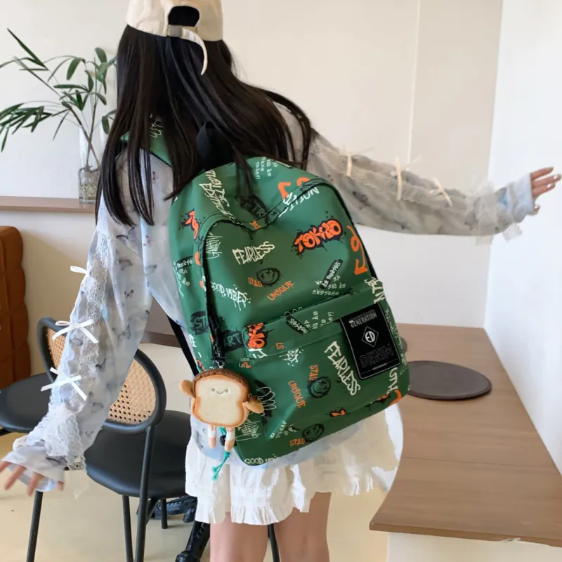 URBAN FOREST Nylon Backpack Unisex Multicolor-17