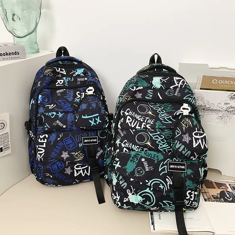 URBAN FOREST Nylon Backpack Unisex Multicolor-13