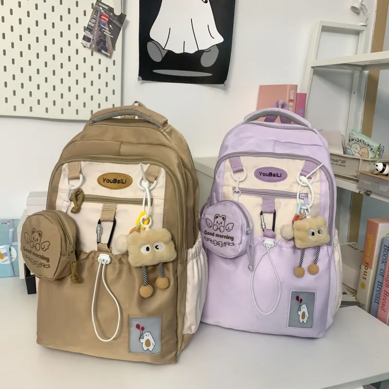 URBAN FOREST Nylon Backpack Unisex Multicolor-12