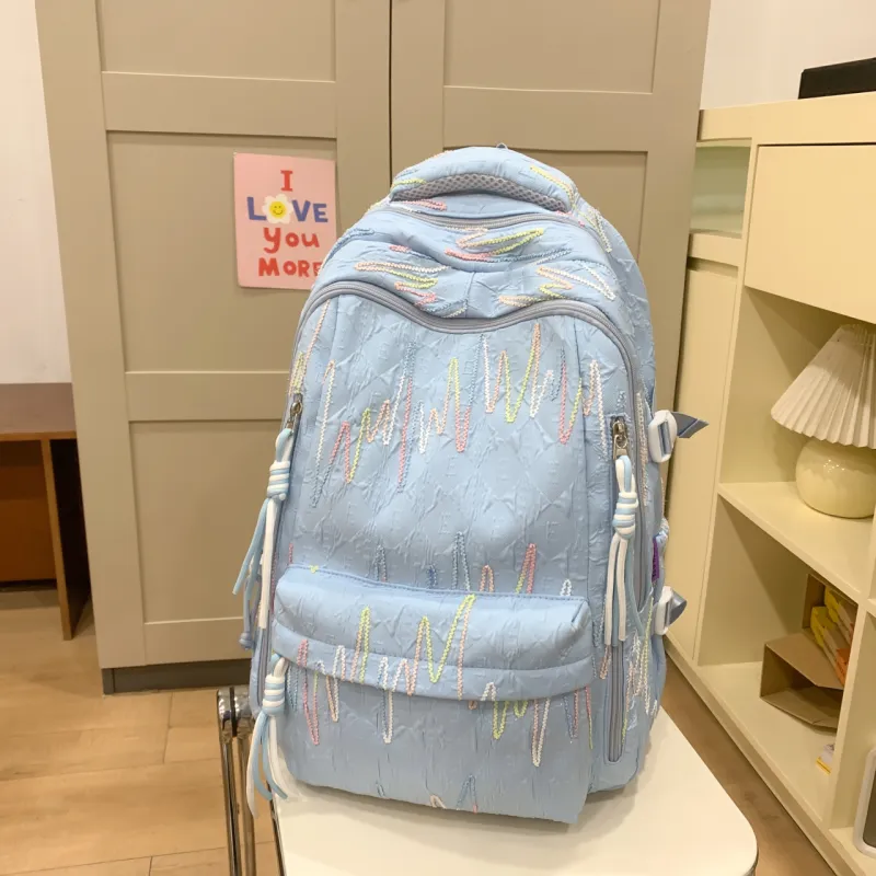 URBAN FOREST Nylon Backpack Tubas Unisex Multicolor-12