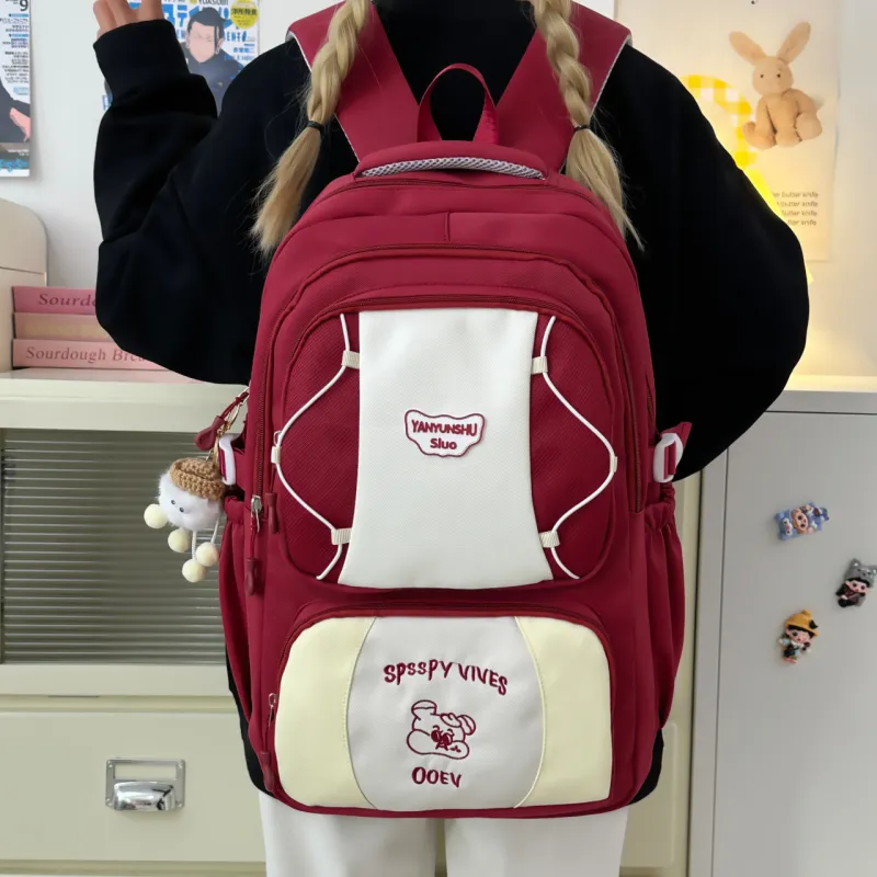 URBAN FOREST Polyester Backpack Regular Women's Multicolor-6