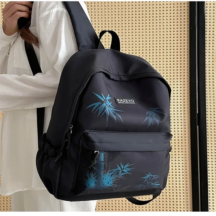 URBAN FOREST Polyester Backpack Regular Unisex White/Black-7