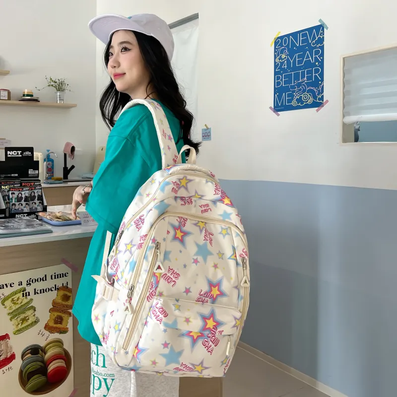 URBAN FOREST Nylon Backpack Regular Unisex Multicolor-3