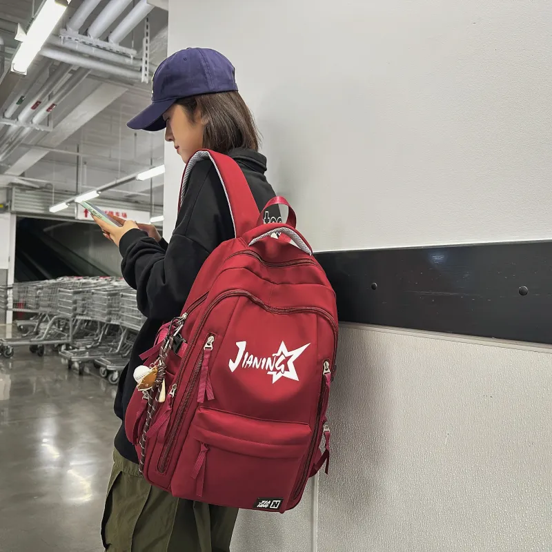 URBAN FOREST Nylon Backpack Regular Unisex Multicolor-13