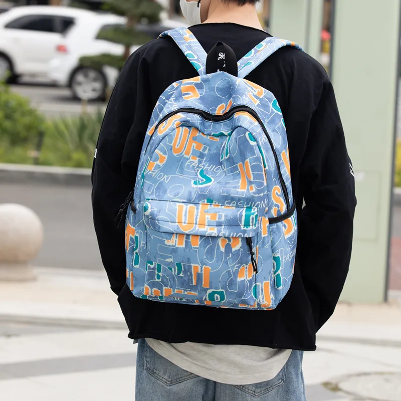 URBAN FOREST Nylon Backpack Unisex Multicolor-16