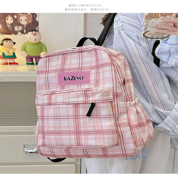 URBAN FOREST Nylon Backpack Women's Yellow/Blue/Pink-14