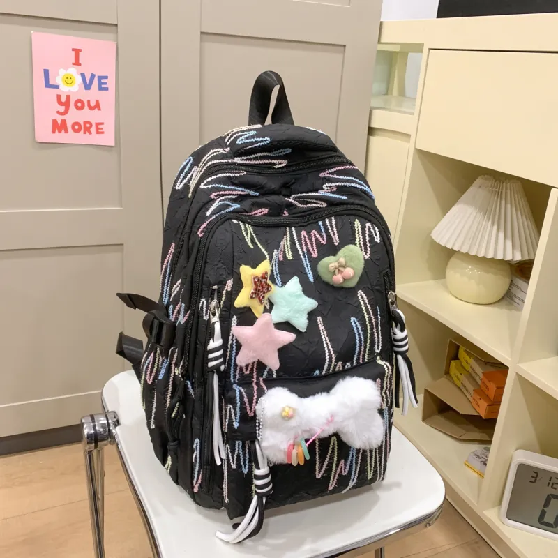 URBAN FOREST Nylon Backpack Tubas Unisex Multicolor-6