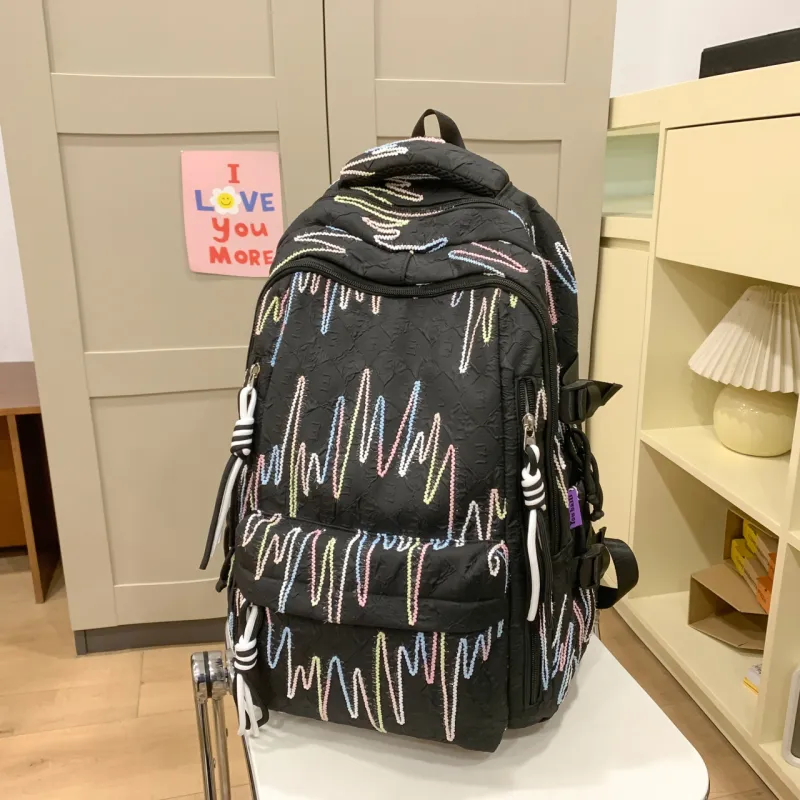 URBAN FOREST Nylon Backpack Tubas Unisex Multicolor-7