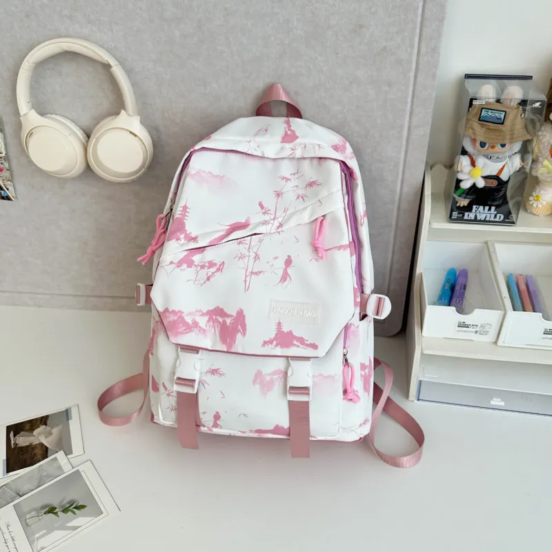 URBAN FOREST Nylon Backpack Unisex Multicolor-13