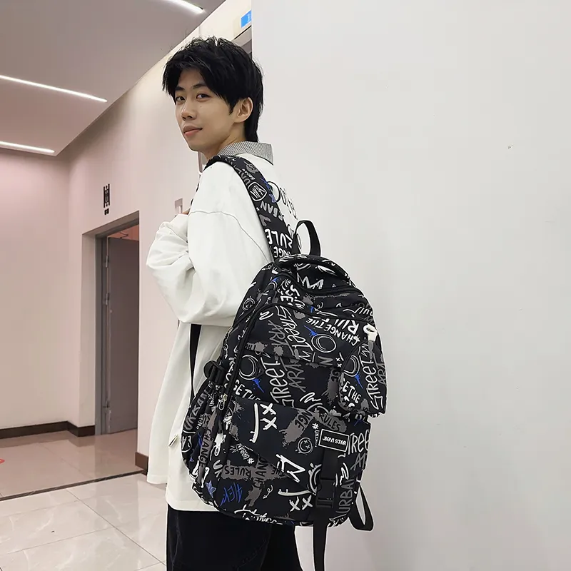 URBAN FOREST Nylon Backpack Unisex Multicolor-27