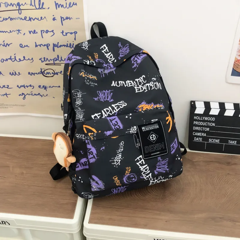 URBAN FOREST Nylon Backpack Unisex Multicolor-1