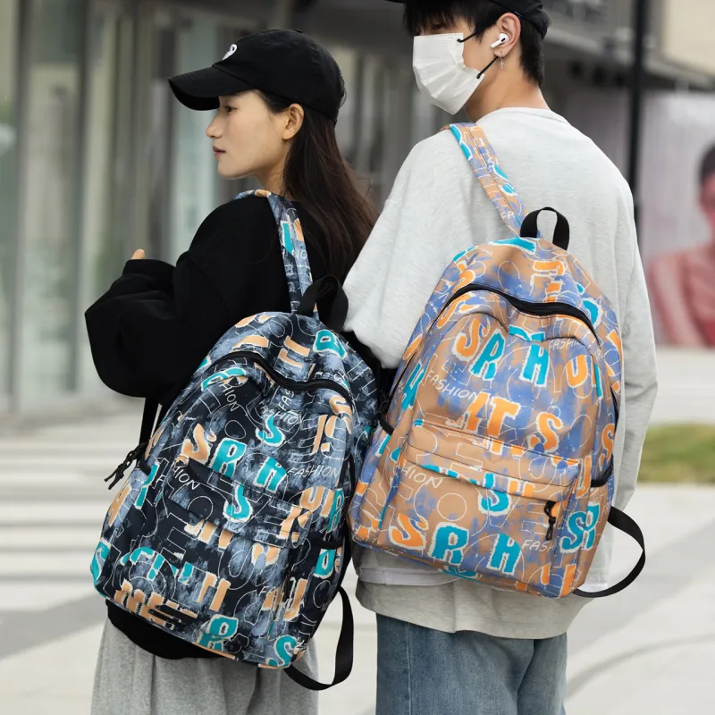 URBAN FOREST Nylon Backpack Unisex Multicolor-2