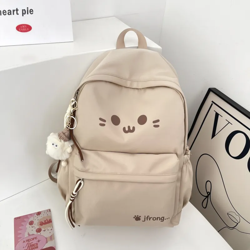 URBAN FOREST Nylon Backpack Women's Pink/White/Black/Blue/Yellow-2