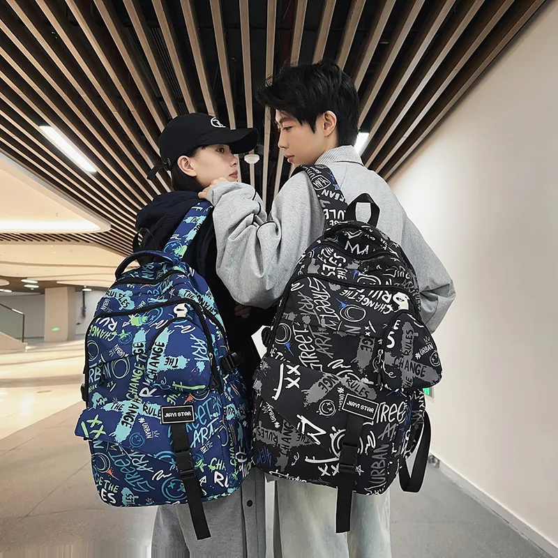 URBAN FOREST Nylon Backpack Unisex Multicolor-26