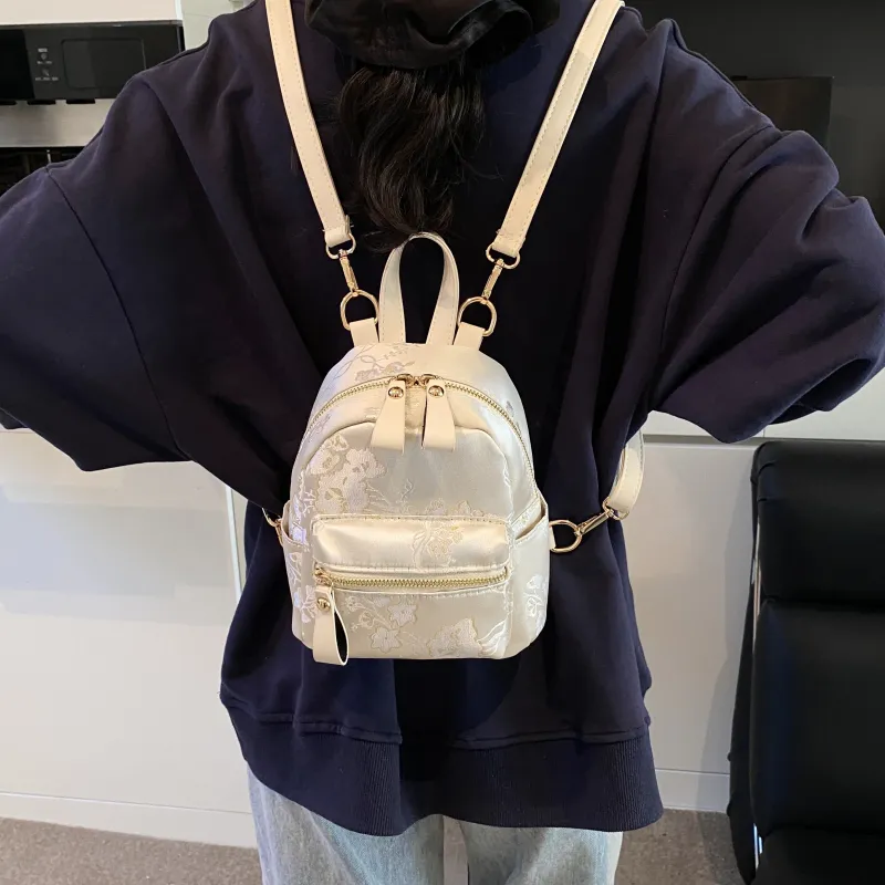 URBAN FOREST PU Backpack Mini Women's Pink/White-9
