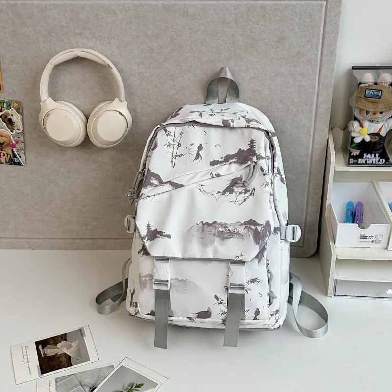 URBAN FOREST Nylon Backpack Unisex Multicolor-16