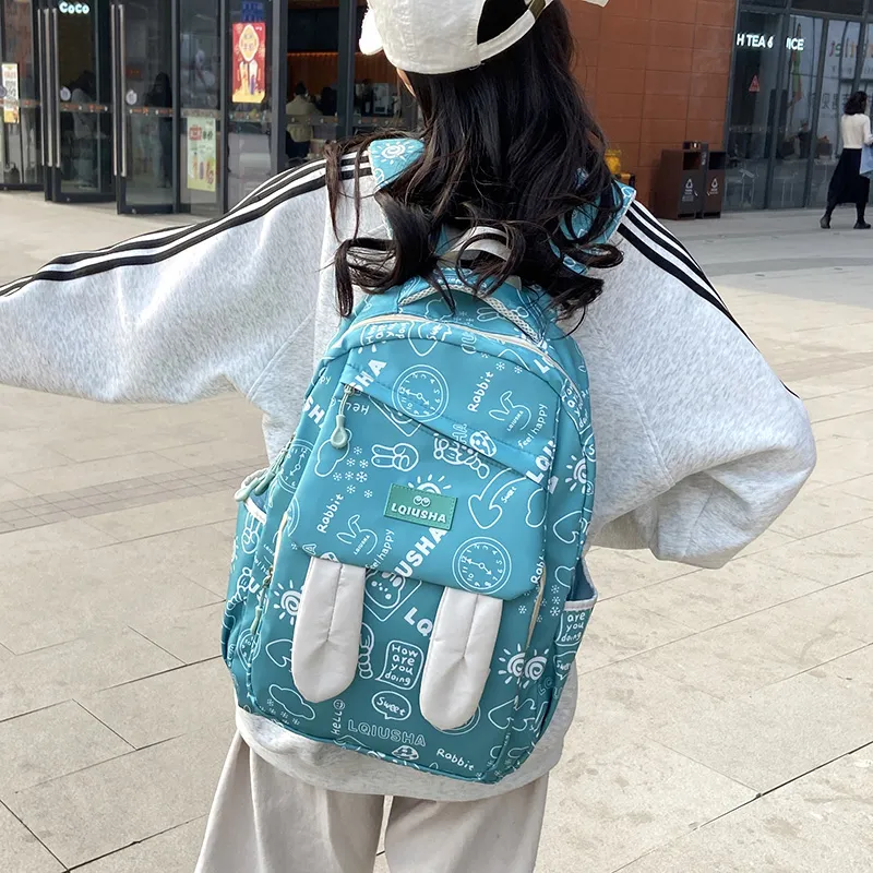 URBAN FOREST Canvas Backpack Regular Unisex Multicolor-16