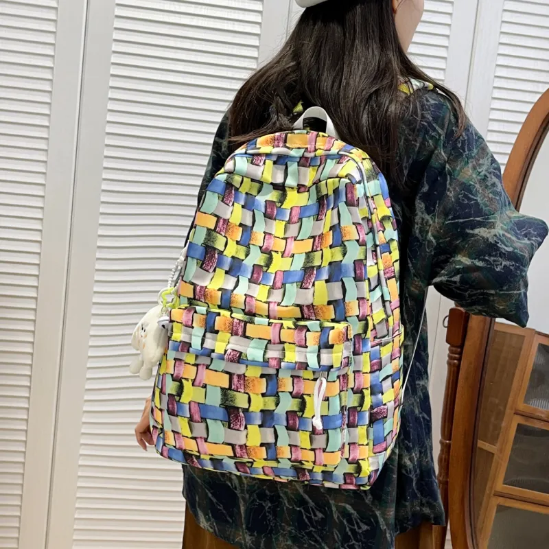 URBAN FOREST Nylon Backpack Unisex Multicolor-17