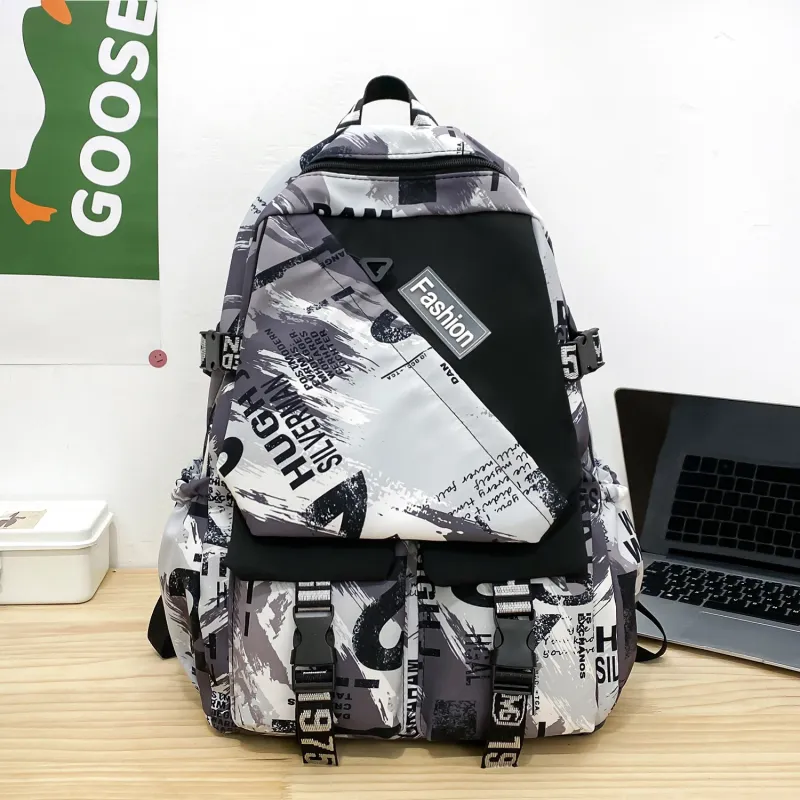 URBAN FOREST Nylon Backpack Unisex Multicolor-2