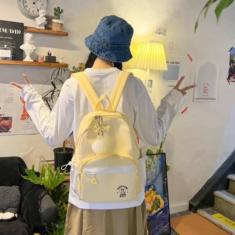 URBAN FOREST Composite Cloth Backpack Women's Multicolor-4