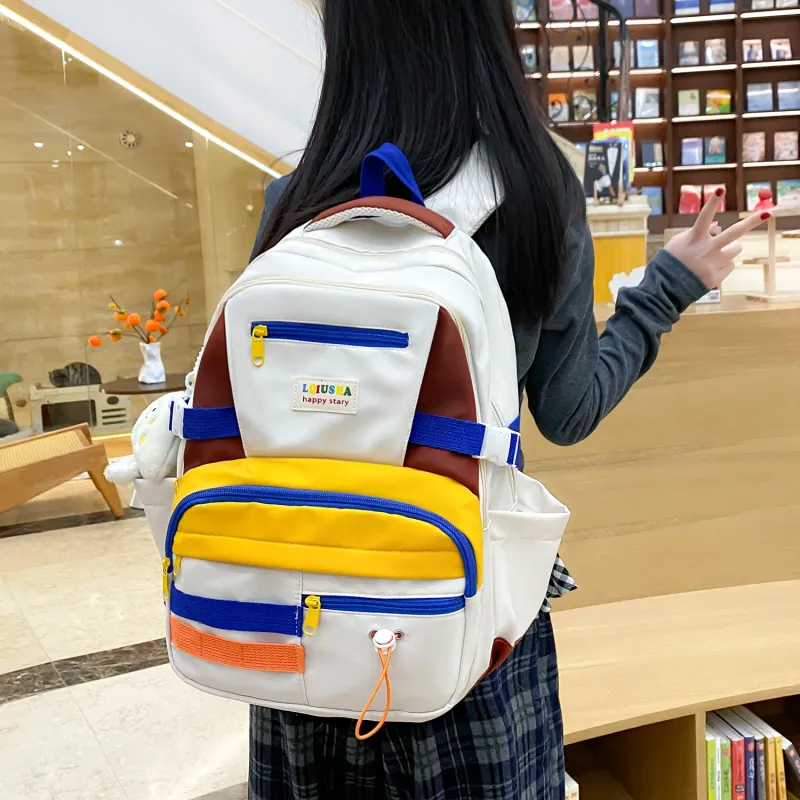 URBAN FOREST Nylon Backpack Regular Unisex Multicolor-6
