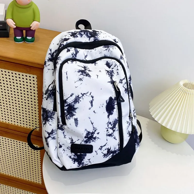 URBAN FOREST Nylon Backpack Unisex Black/Green/Blue/Pink-1