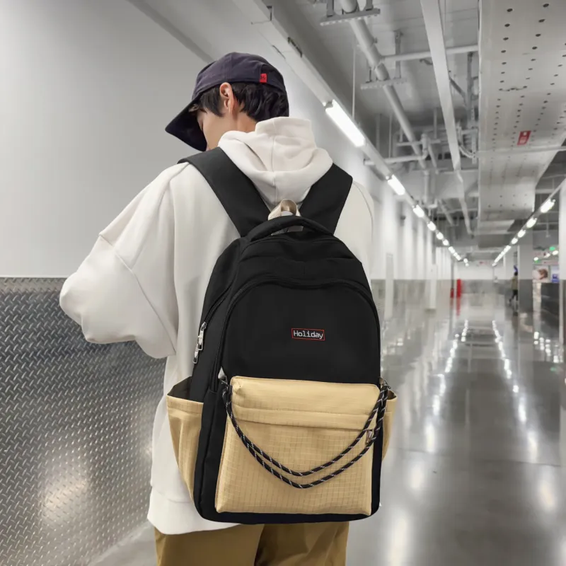 URBAN FOREST Nylon Backpack Regular Unisex Multicolor-1