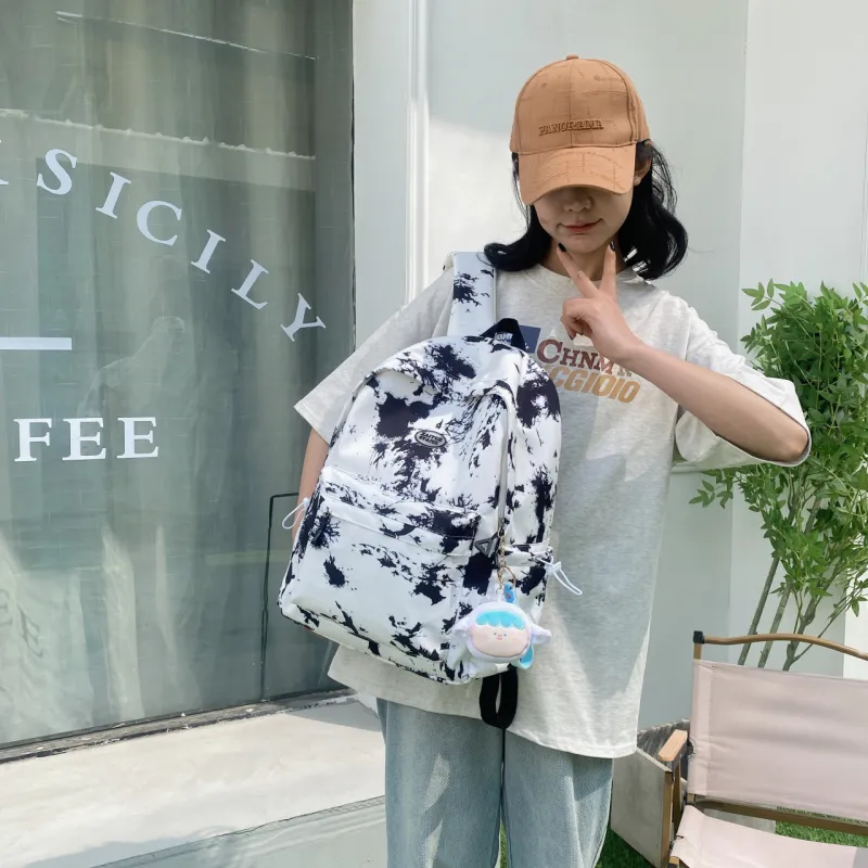 URBAN FOREST Composite Cloth Backpack Regular Unisex Multicolor-3