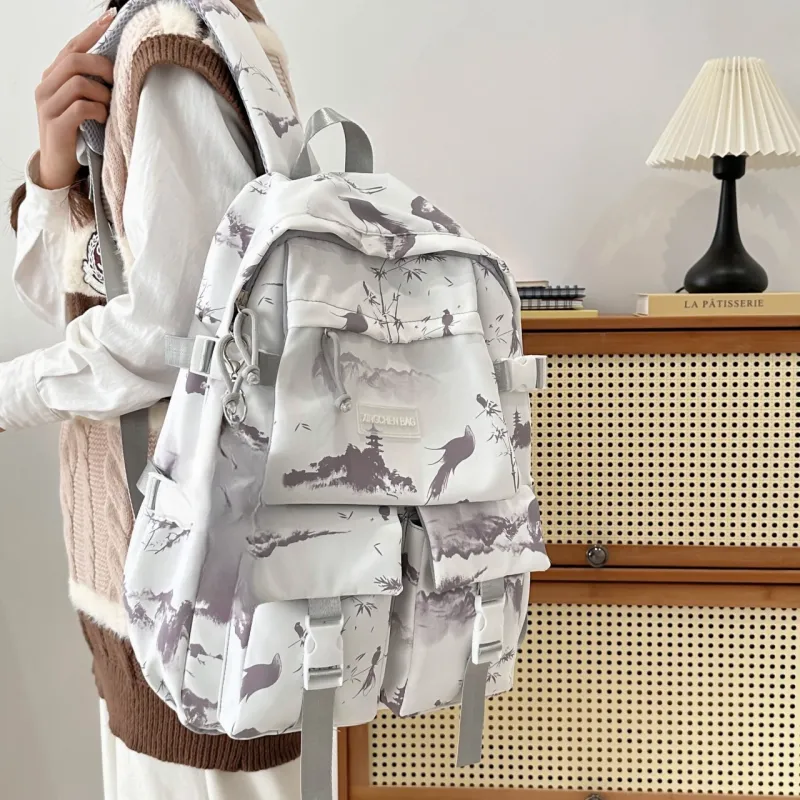 URBAN FOREST Nylon Backpack Unisex Multicolor-45