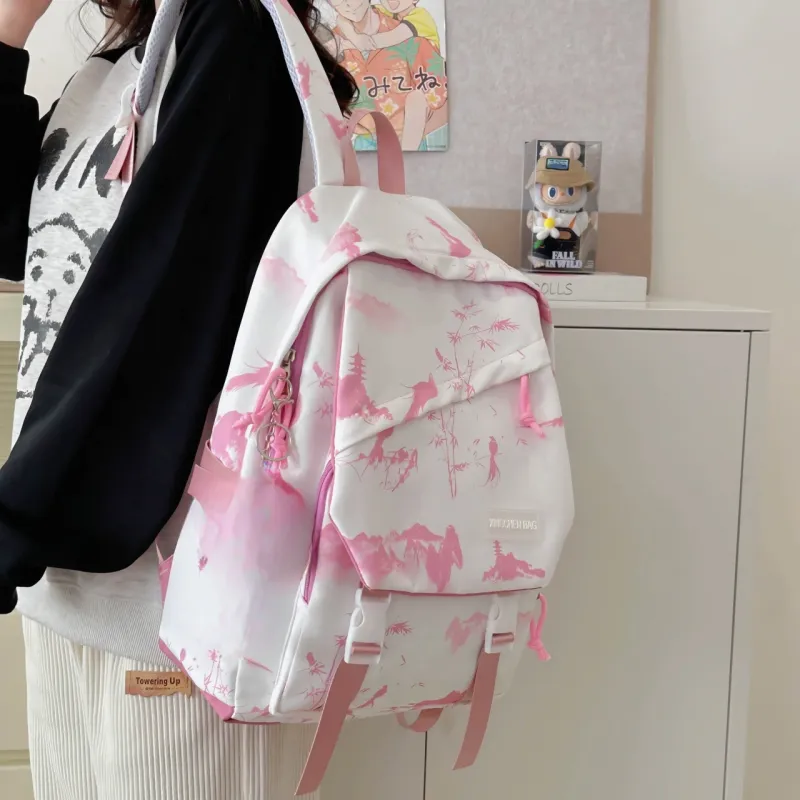 URBAN FOREST Nylon Backpack Unisex Multicolor-14